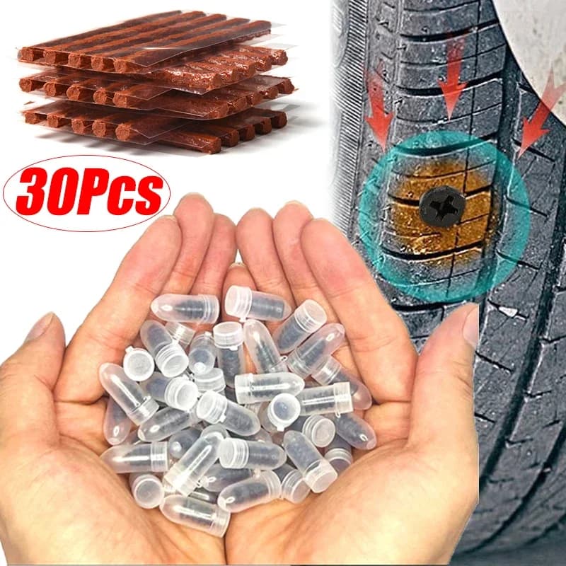 10/30 Pz Auto Vuoto Riparazione di Pneumatici Chiodi Riparazione di Puntura Dei Pneumatici per Camion Scooter Bici Pneumatico Gomma Chiodo di Metallo Strumenti di Riparazione Dei Pneumatici