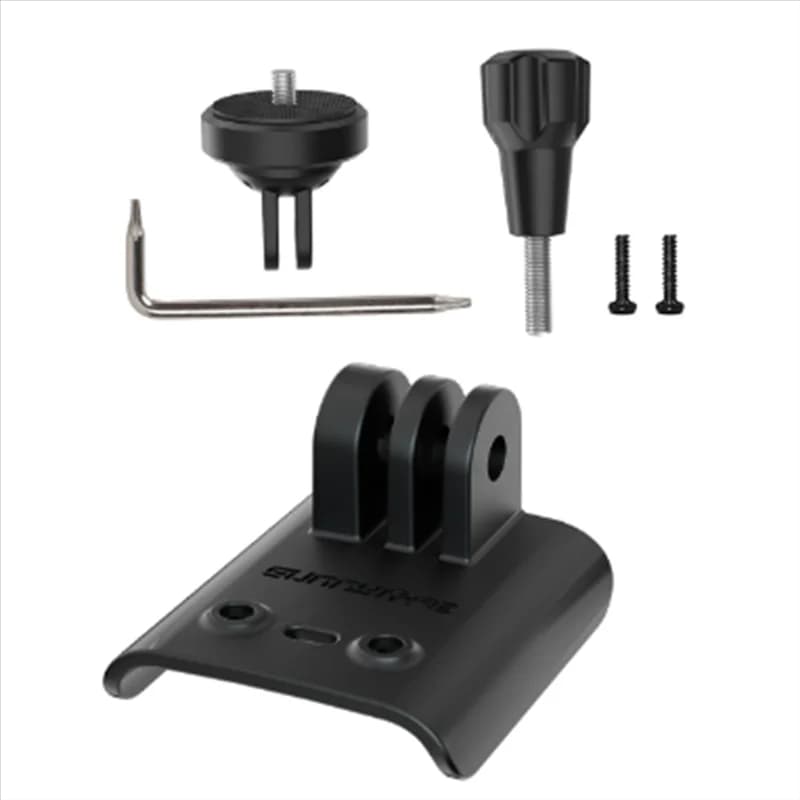Prestazioni stabili-SUNNYLIFE per DJI Avata 2 Staffa superiore per fotocamera Adattatore per action camera sportiva Supporto per morsetto per montaggio su luce a LED