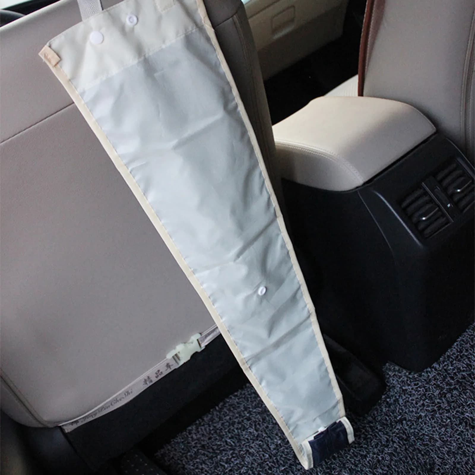 Organizzatore appendibile per auto per ombrelli bagnati, contenitore salvaspazio pieghevole per sedile posteriore, con contenimento delle gocce d'acqua