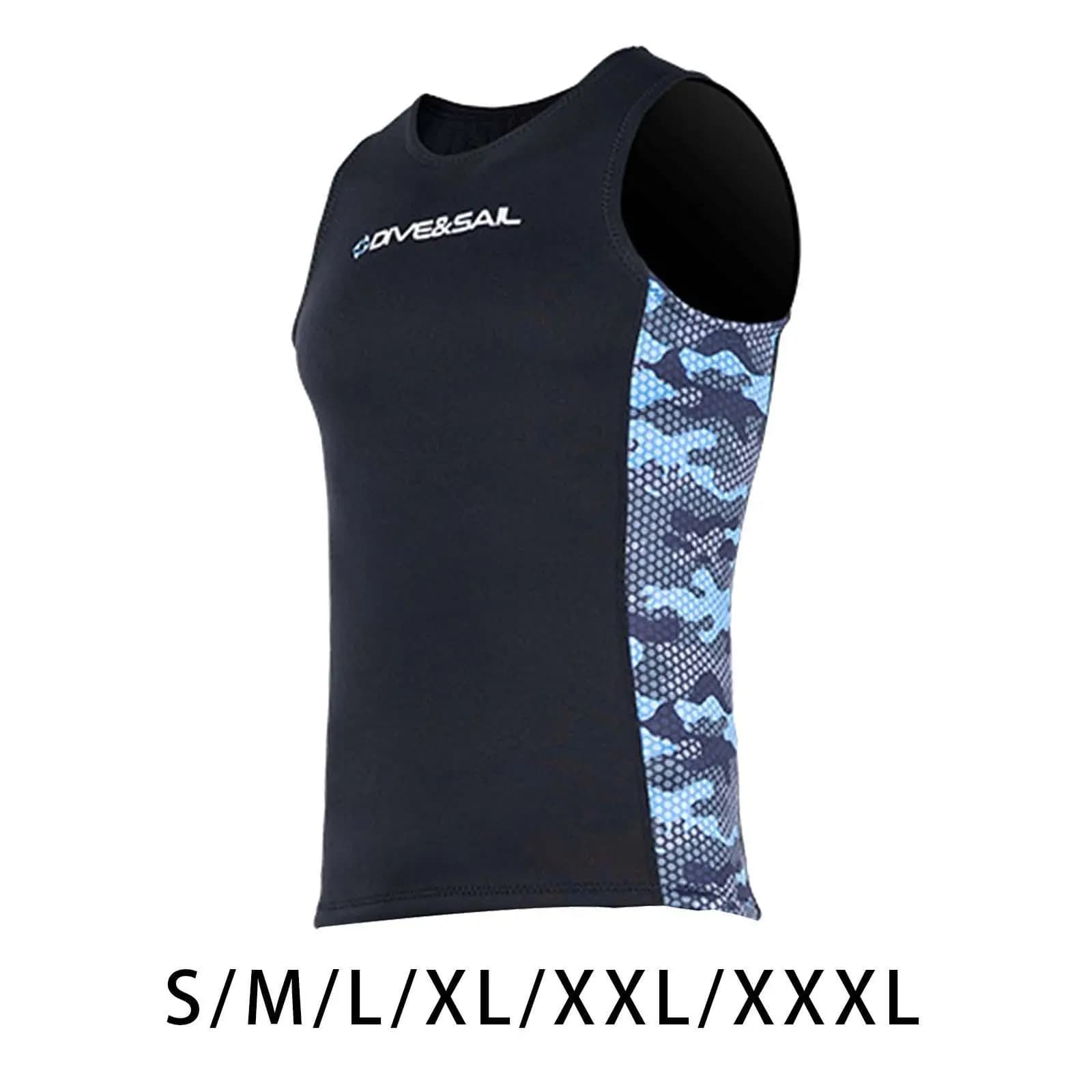 Neoprene vest for Men and Women, Soft Sleeveless vest for Aquatic Sports, Training, Surfing, Snorkeling, Kayaking