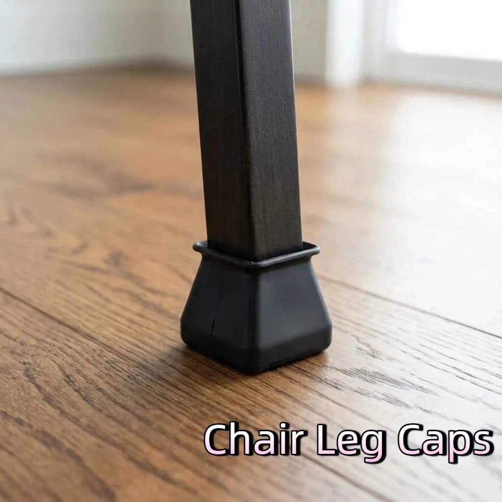 24 Pezzi Coprigambe per Sedie Antiscivolo e Silenziosi, Protezioni Antigraffio Resistenti all'Usura per Gambe di Mobili, Riutilizzabili e Fonoassorbenti