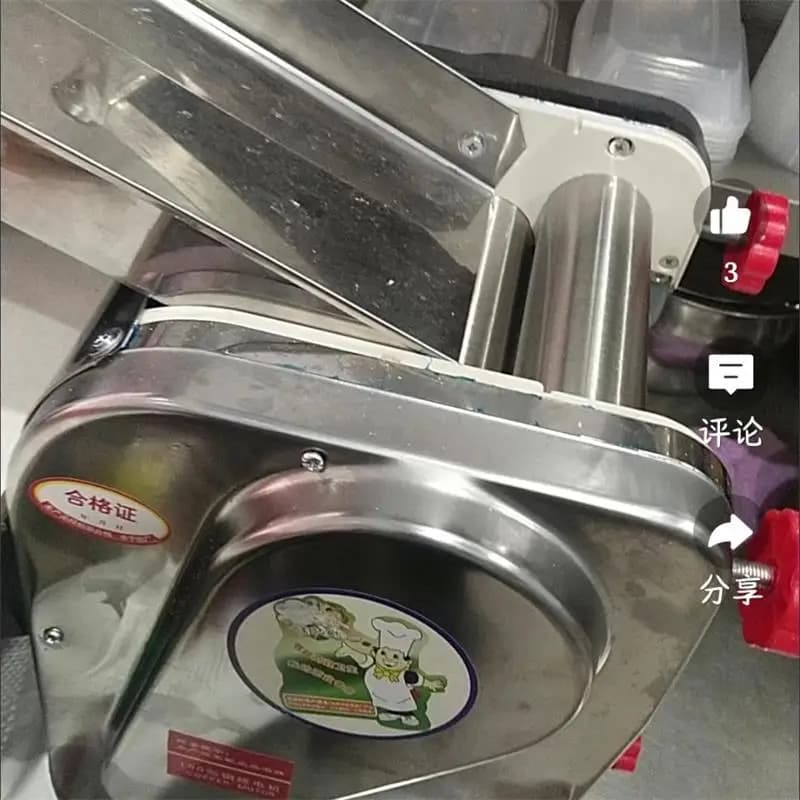 110V 220V Commerciale Impastare Elettrico Noodle Press Machine Rullo di Pasta Desktop Pasta Maker