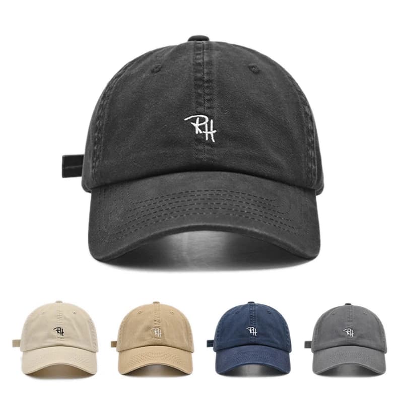1pcs Simple Letter Baseball Cap Adult Adjustable Breathable Cotton Sports Casual Hat Fashion All-match Visor