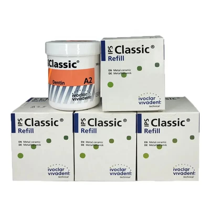 100 g/scatola Ivoclar IPS materiale da laboratorio dentale classico strumenti per prodotti dentali polvere di porcellana dentale in ceramica