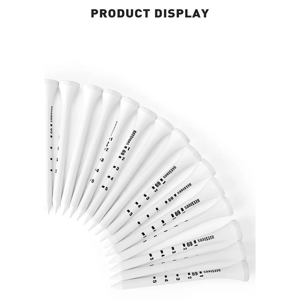 30 pz/scatola PGM Golf Limit Tee biodegradabile professionale migliorato stabilità Design durevole legno Tees QT029 forniture da Golf nuovo