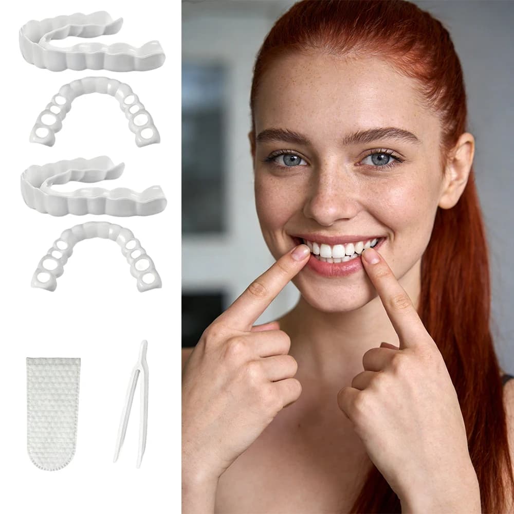 Hard Wearing Durable Teeth Veneers Reusable Instant Smile Whitening Reinforced Structure Long Service Life H2931