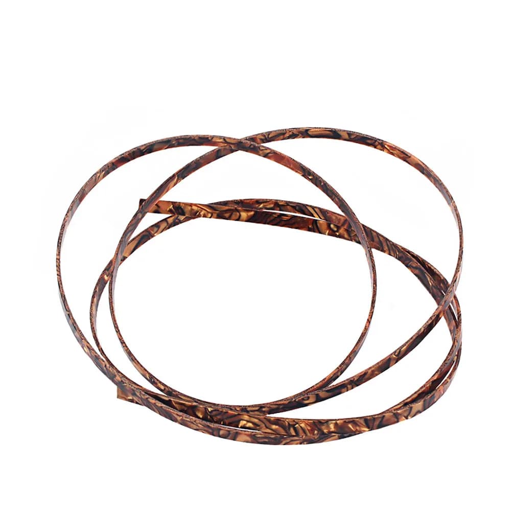 Guitar Purfling Strip Handmade Celluloid Material Length Perfect Inlay Trim for Ukulele Mandolin Banjo Cigar Box Guitar