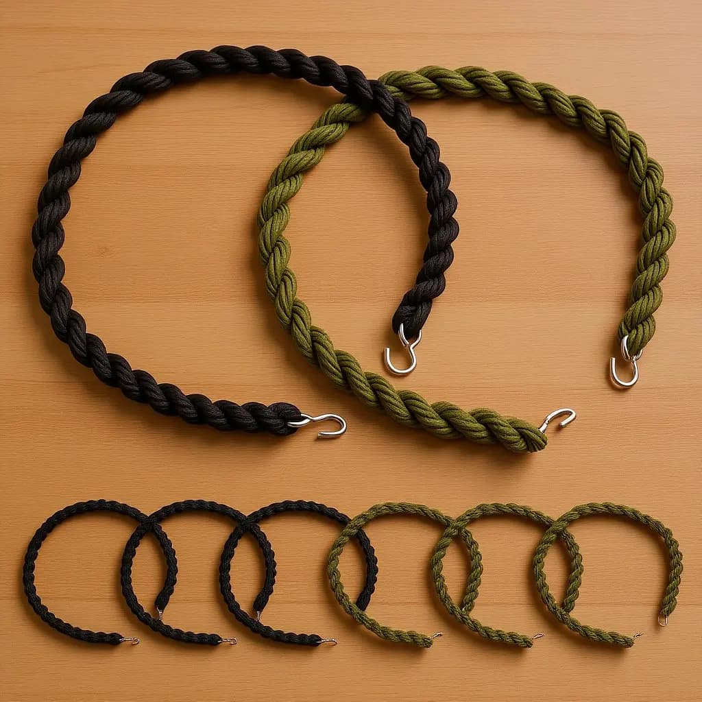 Set di 8 Cinghie Multifunzione per Campeggio, Elastici per Gambe, Ideali per Escursionismo e Trekking, Proteggono gli Stivali da Sporco e Insetti, Compatti