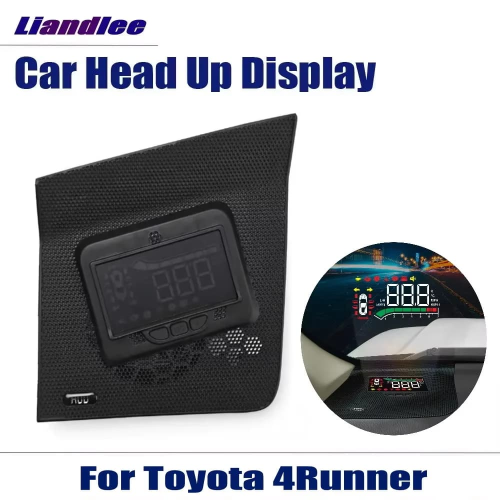 Per Toyota 4Runner 2010-2024 Display Head-Up HUD per Auto, Schermo LED Automatico, Proiettore Parabrezza, Copertura Altoparlante, Accessori