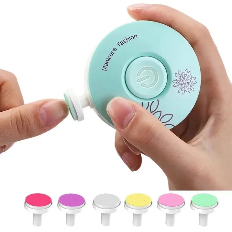 vvocci Baby Hygiene Kits,Baby Electric Nail Clippers Children's Nail Polishing Tools Manicure Scissors Newborn Nail Clippers