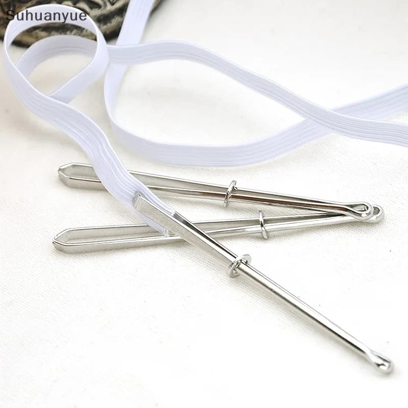 2-Pack Superior Garment Clips Sewing Hobbyist Tools, Elastic Band Maker, Cross Stitch, Reliable Elastic Band Holders