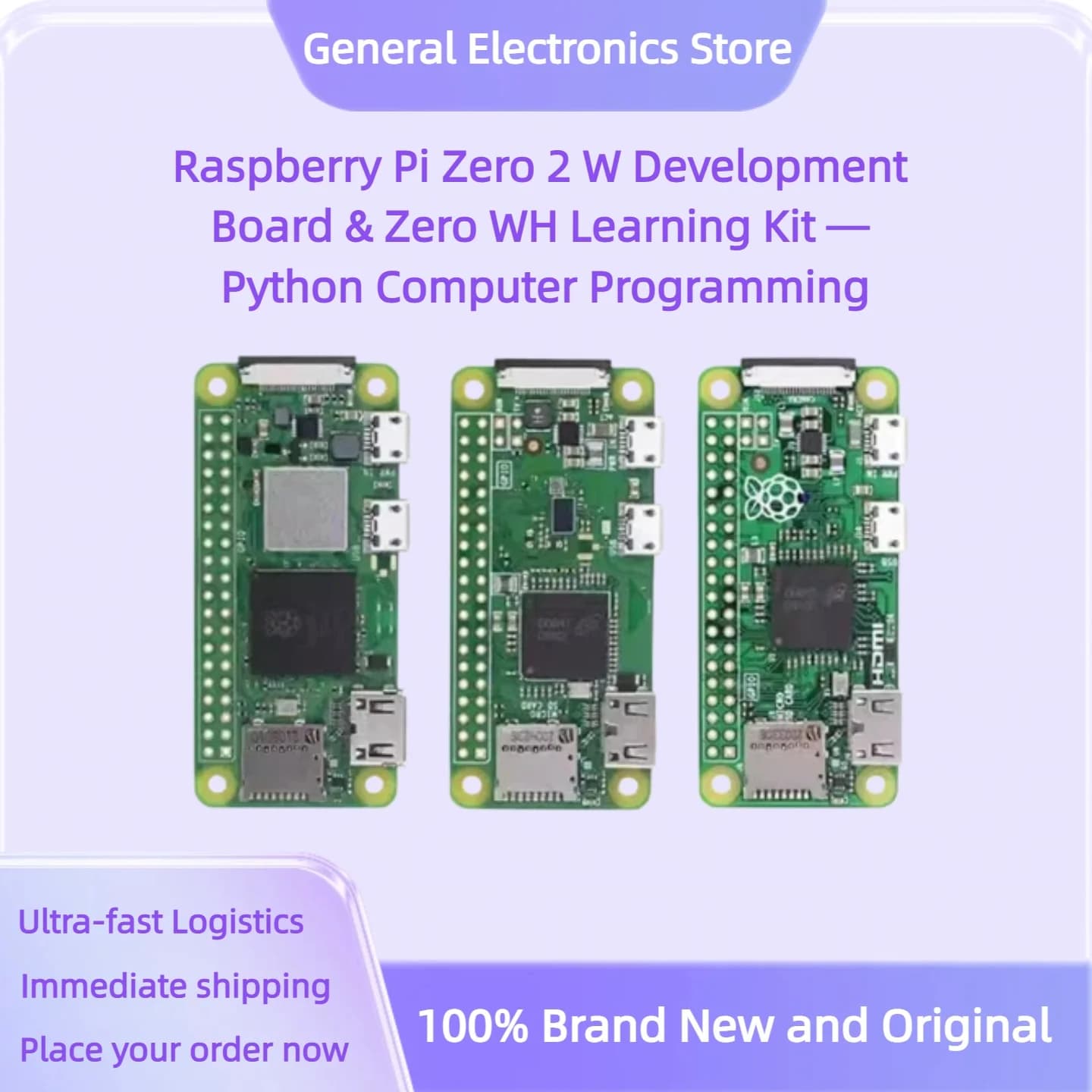 Scheda di sviluppo Raspberry Pi Zero 2 W e Kit di apprendimento Zero WH — Programmazione informatica con Python