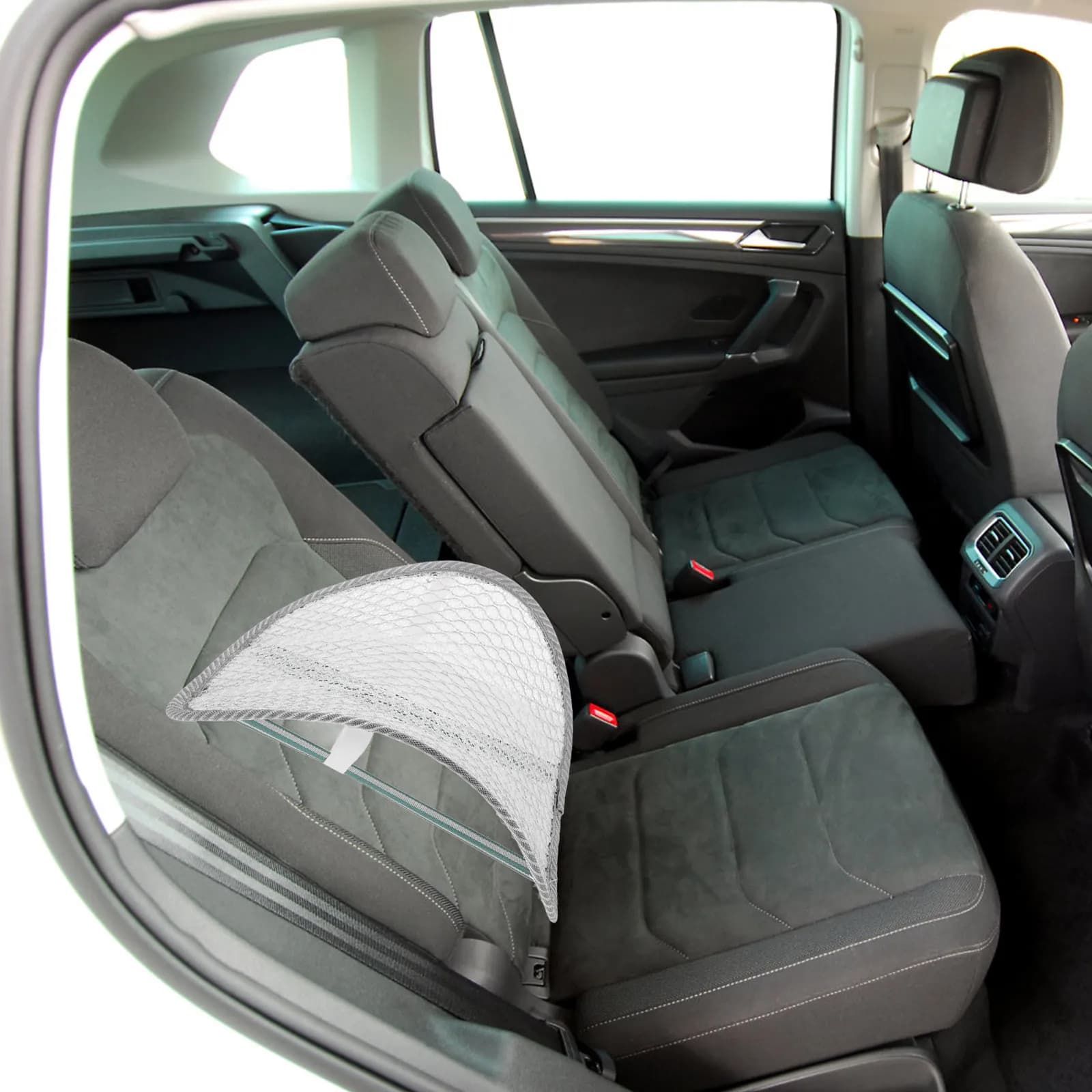 Cuscino Lombare per Sedile Auto, Supporto Ergonomico Traspirante in Rete per la Schiena, Comodo per Ufficio e Casa