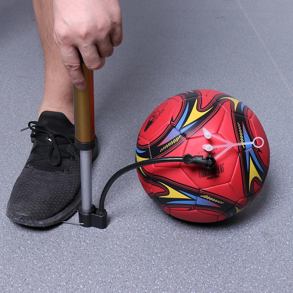 Lightweight Bicycle Tire Inflator Pump Portable Bike Ball Pump Schrader Valve Adapter for Bike Football Basketball