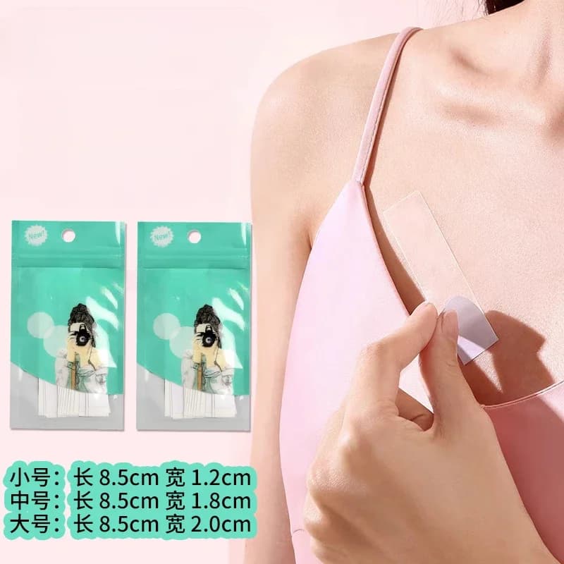 36 Pcs Womens Fashion Clear Double Sided Tape for Clothing and Body Transparent Strong Adhesive for All Skin Tones and Fabric