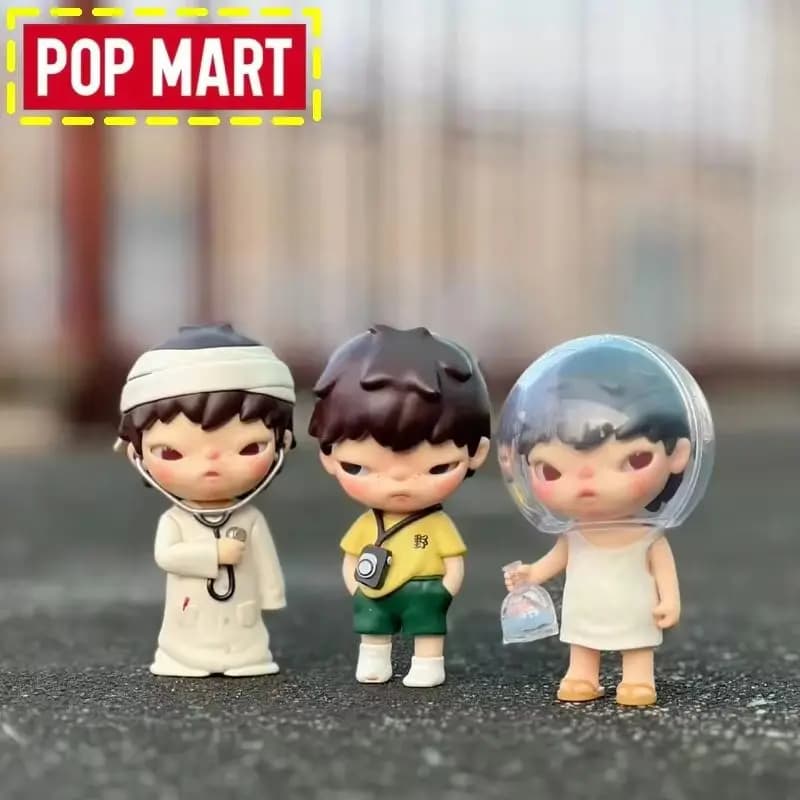 Scatola cieca della serie Pop Mart Hirono City Of Mercy originale, simpatico anime scuro, figura da collezione, ornamenti per il desktop