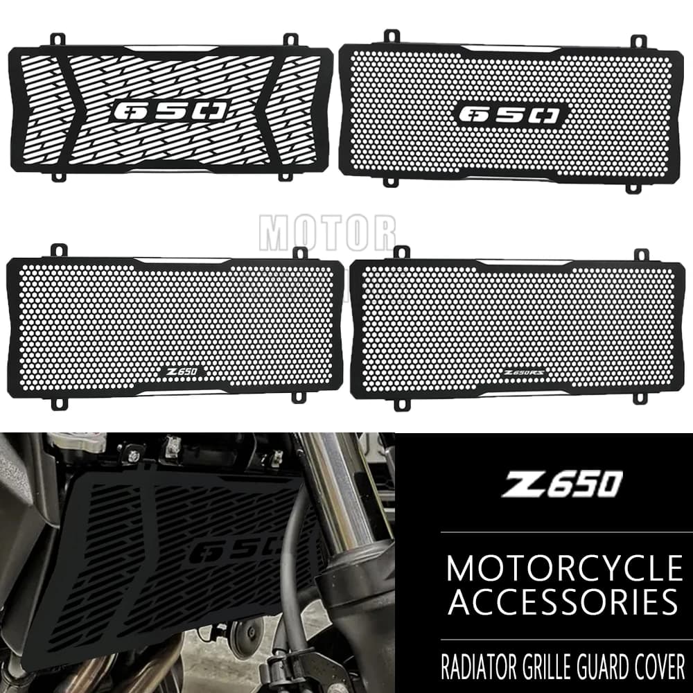 Accessori moto Griglia di protezione del radiatore Protezione della copertura di raffreddamento per KAWASAKI Ninja 650 Z 650 Z650RS Z650 Ninja650 2025 2026