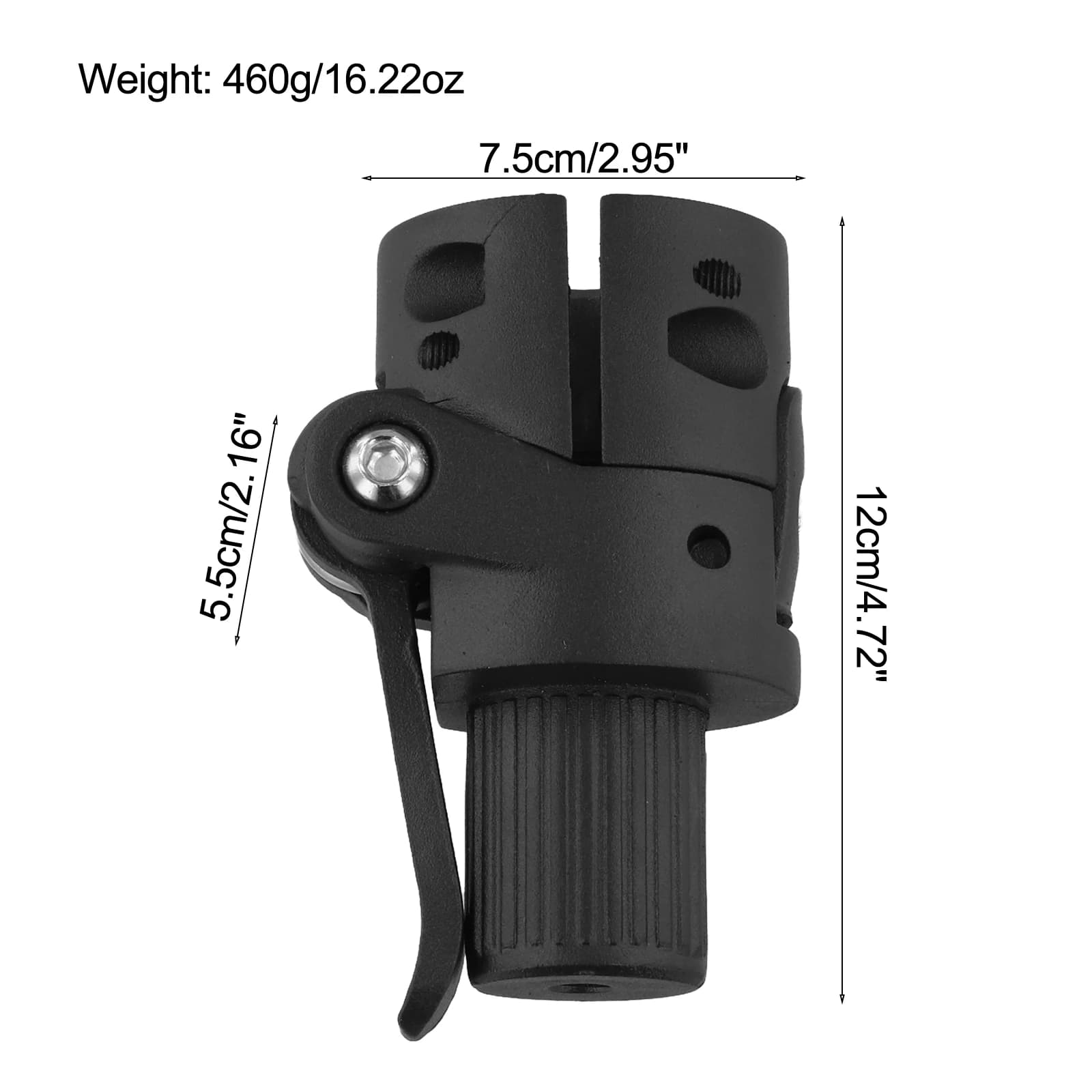 Base di Ricambio Pieghevole per Monopattino Elettrico Xiaomi M365 Pro, 21S Pro 2, 1S - Parte Compatibile che Offre un Supporto Robusto