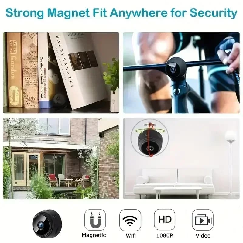 NEW WiFi Camera 2026, Security Monitor Mini 1080P HD, Video Camera for Interior with Night Vision, Intelligent Security Camera