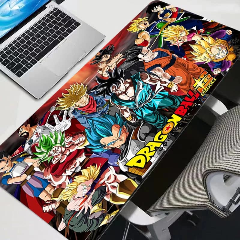 Tappetino per mouse durevole Dragon Ball Game 900x400 in gomma per mini PC, tastiera, laptop, computer, tappetino da scrivania veloce, accessori per il gaming, mousepad