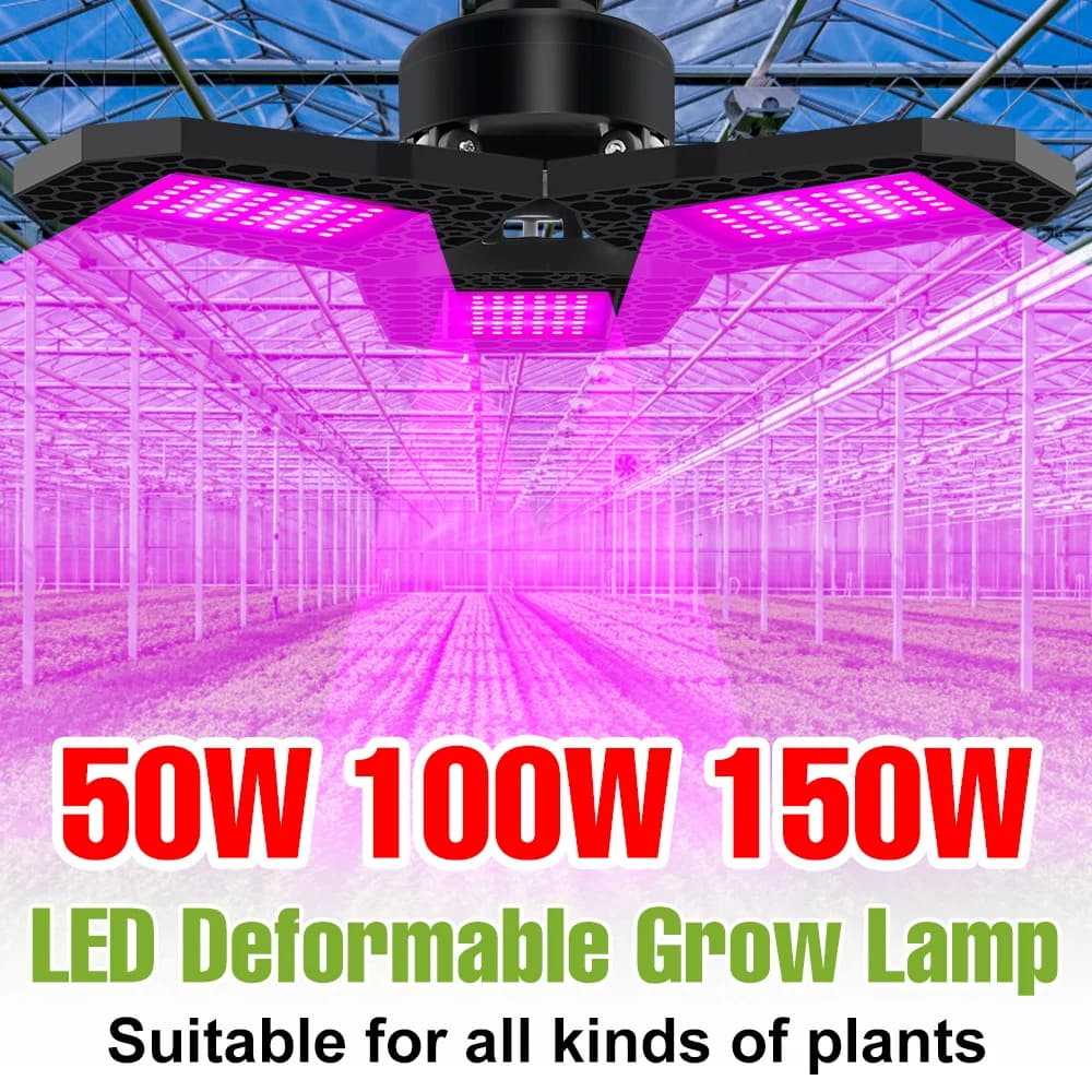 Lampadina LED per Coltivazione di Spettro Completo 150W E27, Lamp for Indoor Plants, Lighting for Serra, Tenda, Fiori, Semi, Frutta e Verdura