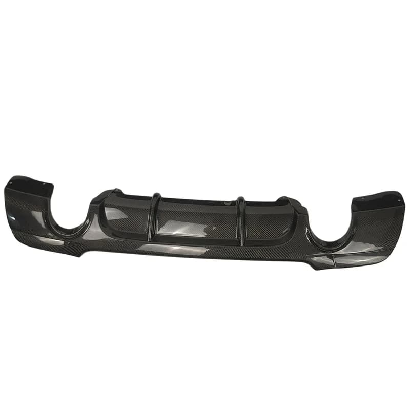 Genuine Carbon Fiber Lightweight Bolt-On Rear Diffuser Glossy Black UV Treated For E92 335i Coupe