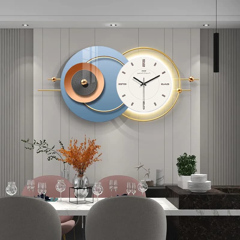 Orologio da Parete Creativo e Trendy per Soggiorno, Orologio Digitale LED Silenzioso Decorativo per Ristorante e Parete di Sfondo, Decorazione per Stanza