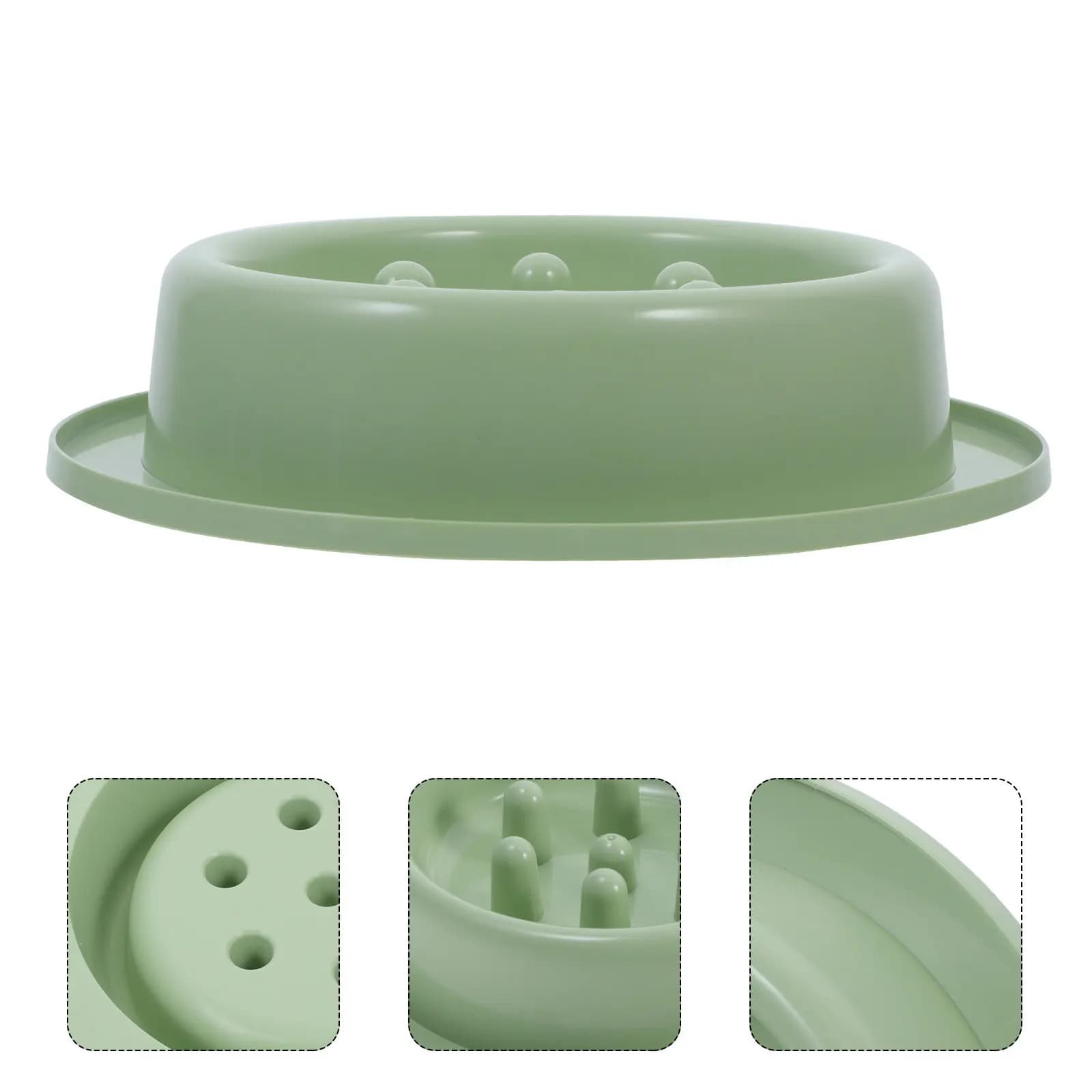 Slow Feeder Dog Bowl Anti Choke Thickened Spill Proof Pet Food Holder Bowl for Cats Dogs Slow Eating Feeder Dog Bowls Plastic