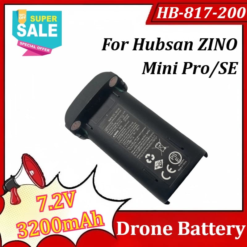 HB-817-200 Drone battery 7.2V 3200mAh, Hubsan accessory ZINO Mini Pro/SE