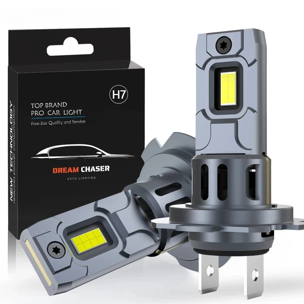 20000LM Mini H7 LED Headlight Bulb Wireless 120W CSP for Car Headlamp Auto Diode Lamps H7 Turbo Led 12V 6500K