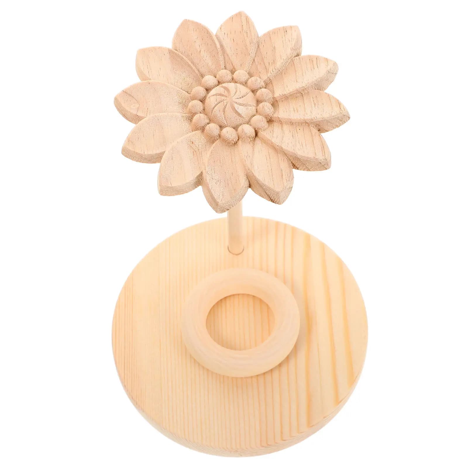 Diffusore di Aromi in Legno di Loto, Porta Oli Essenziali, Base Stabile per Saloni di Bellezza, Massaggi Thailandesi, Fragranze per Interni
