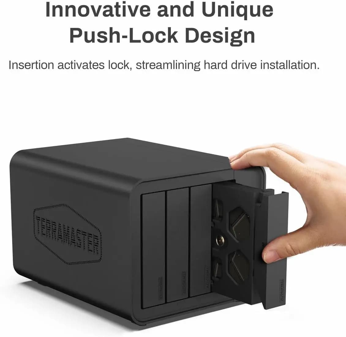 TERRAMASTER F4-424 Pro NAS Storage 4 Bay con CPU Core i3-N305 8 Core 8 Thread, 16GB RAM, 2 porte 2.5GbE, Storage di Rete