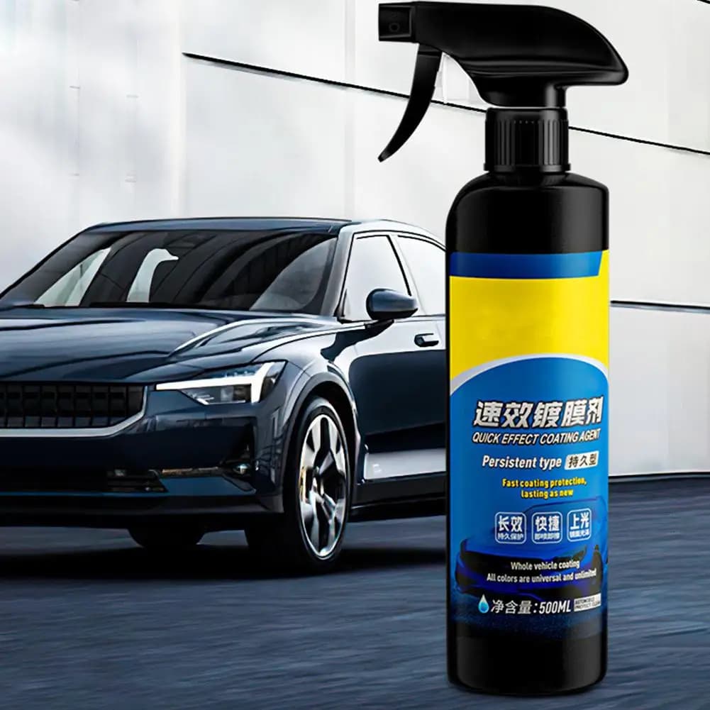 500ml Auto Rapido Nano Rivestimento Ceramico Agente Spray Rapido Gloss Effetto Cera Lucido Impermeabile Lucidatore Graffi Anti Dolore Intenso H0V6