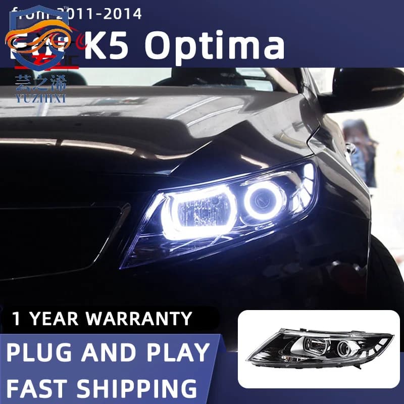 Faro XCH per KIA K5, fari a LED 2011-2014, faro anteriore Optima M4, styling auto, DRL, lente proiettore, accessori auto