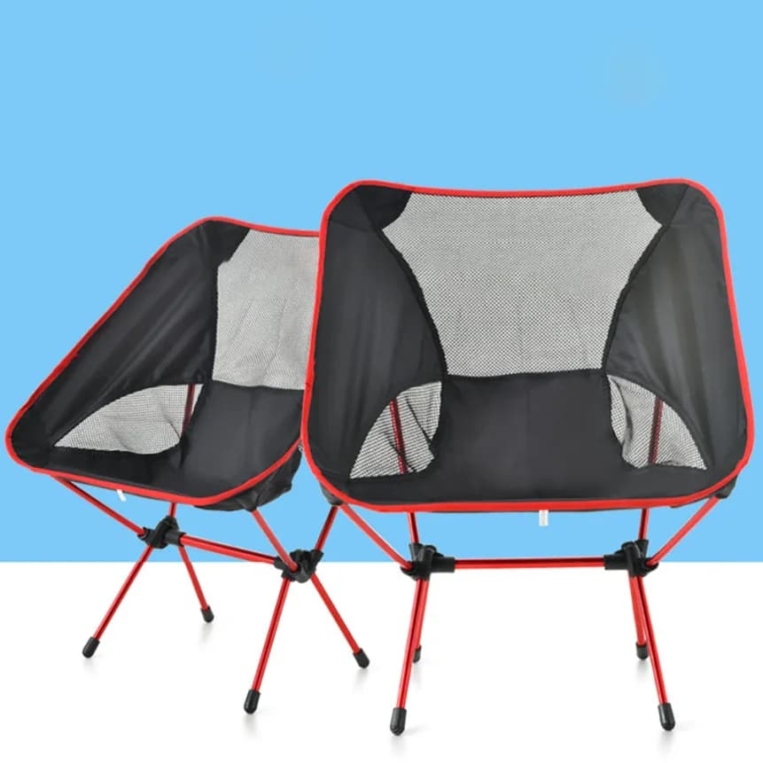 Sedia a Luna Pieghevole Portatile Staccabile per Campeggio Esterno, Sedia da Spiaggia e Pesca, Sedile Ultraleggero da Viaggio, Escursionismo e Picnic
