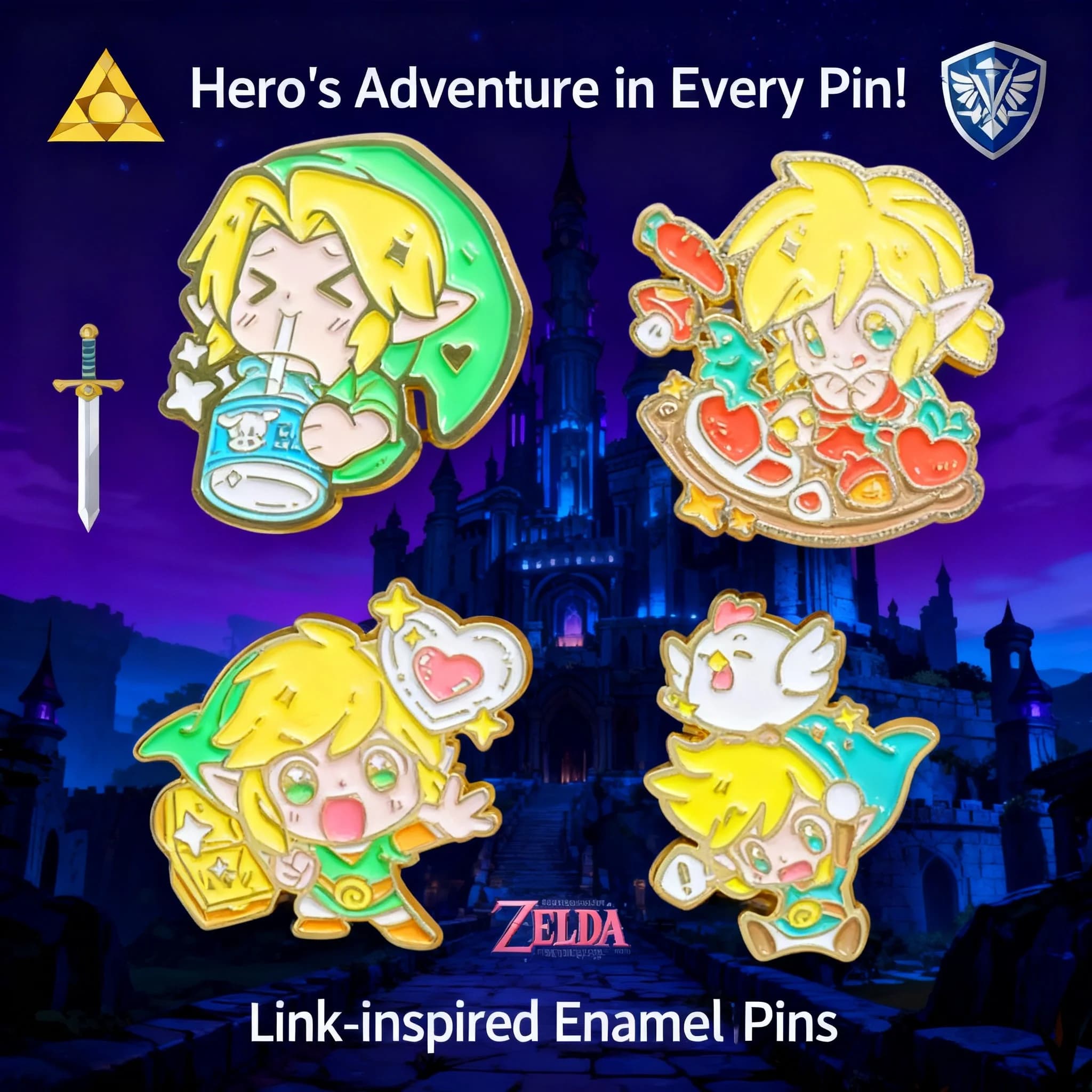 Spille smaltate a tema giochi d'avventura per donna, spille da risvolto, accessori per abbigliamento, gioielli di moda, regalo, giocattolo, accessorio per zaino