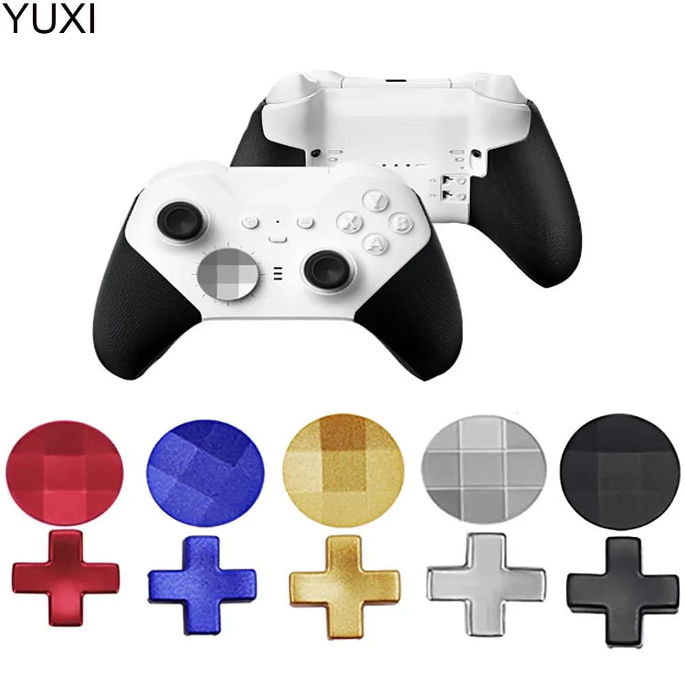 YUXI Joypad Croce + Copritasto Rotondo per XBOX ONE ELITE Serie 1/2 Pulsanti Controller Parti di Ricambio Accessori di Gioco