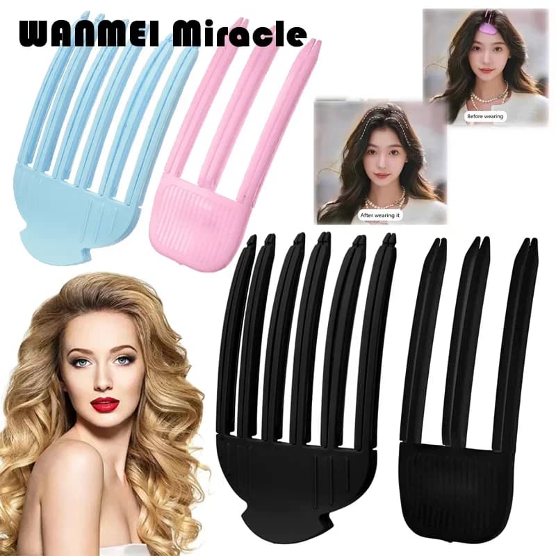 1/2pcs Heatless Hair Curling Clips Natural Fluffy Hair Styling Tool No Heat DIY Hair Care Roots for Volume And Texture