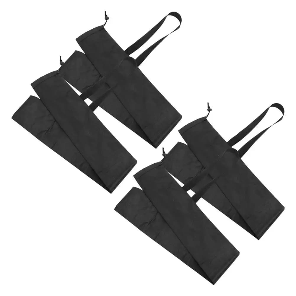 Set di 4 Sacche Porta Bastoncini da Trekking, Custodie Portatili per Bastoni da Passeggio, Ombrelli e Attrezzatura da Campeggio con Chiusura a Coulisse