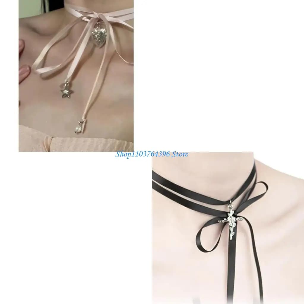 Necklace with photo album box Necklace with frame for opening and closing
