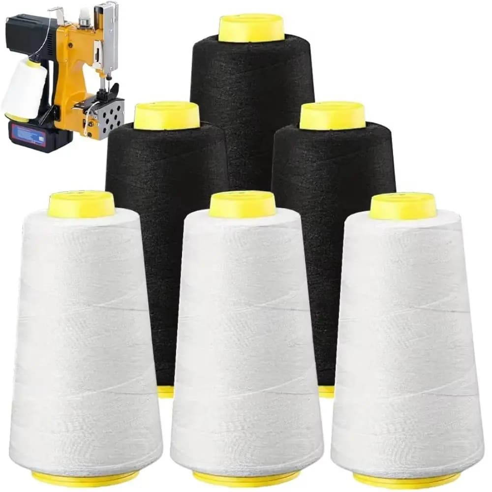 DIY Cones Spool 402 Sewing Thread 3000yards Black White Jeans Thread Sewing Supplies Hand & Sewing Machine