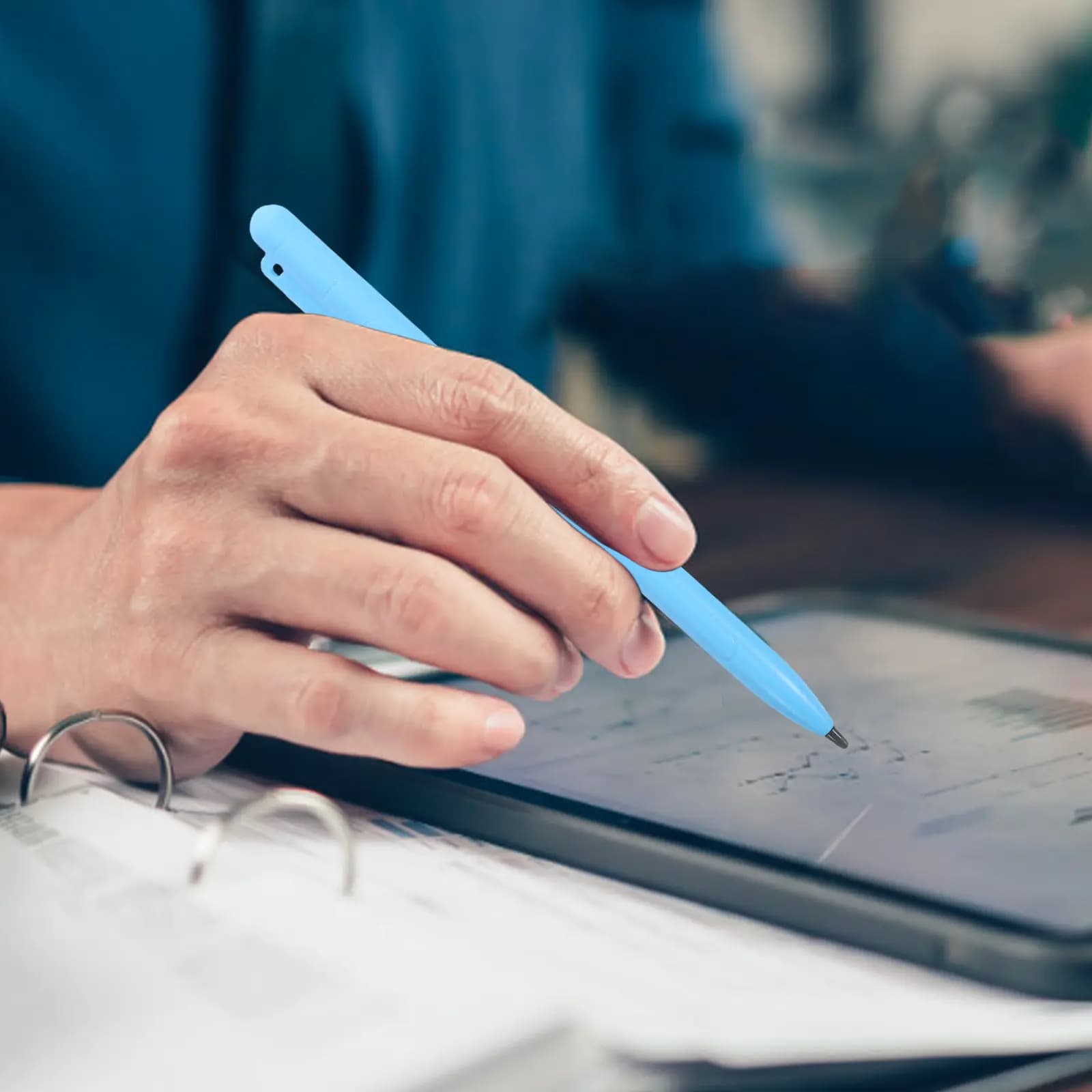 6 Pezzi Penna Stilo di Ricambio per Tablet LCD, Stilo per Disegno Fluido su Schermo Touch, Accessori per Tablet