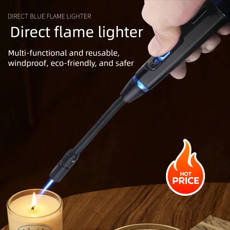 Moxibustion Igniter High Power Direct Charge Blue Flame Cigar Spitfire Gun Welding Gun Barbecue Lighter