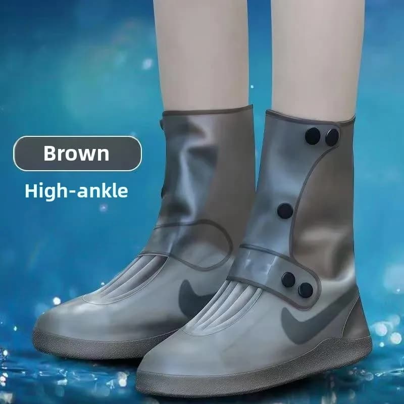 Thickened High Tube Waterproof Outdoor Sport Shoe Covers for Men And Women Adult PVC Anti Mud Wear Resistant Rain Boots