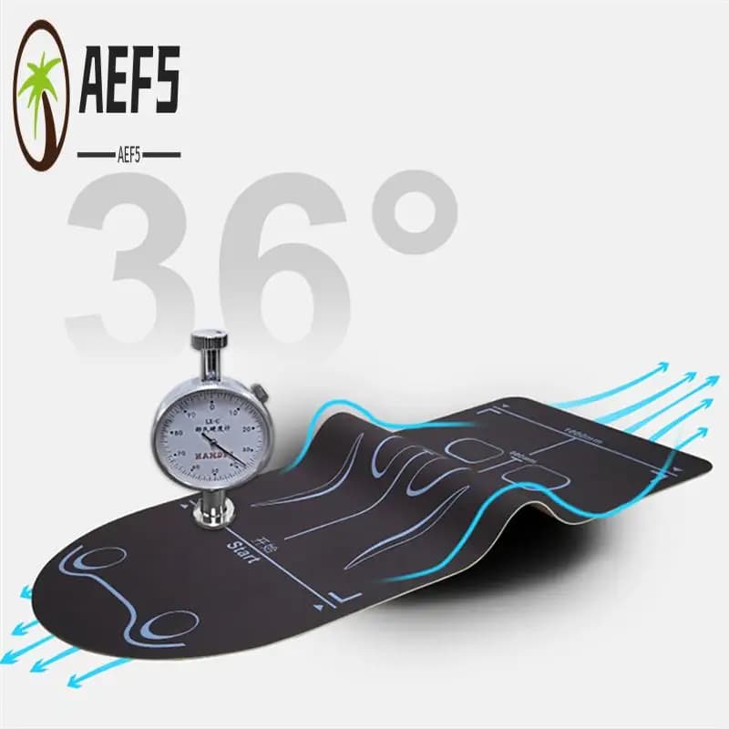 AEF5- Abdominal Roller Wheel Exercise Equipment Mat, Non-slip Abdominal Knee Mat, Yoga Home Gym Mat, Pilates
