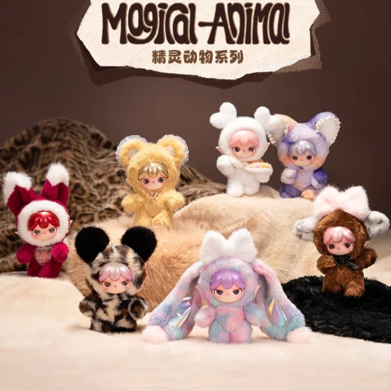 Disponibile Nuovo Originale Suri Elf Animal Series Blind Box Ciondolo Peluche Bambola Carina Giocattolo Imbottito Modello da Collezione Regalo Scatola Misteriosa