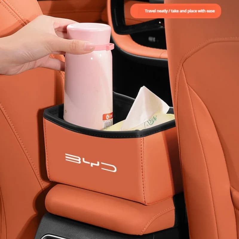 for BYD car folding trash can Song L, Qin MAX, Tang PLUS, Han pro, Yuan Seagull Dolphin Car interior Storage box