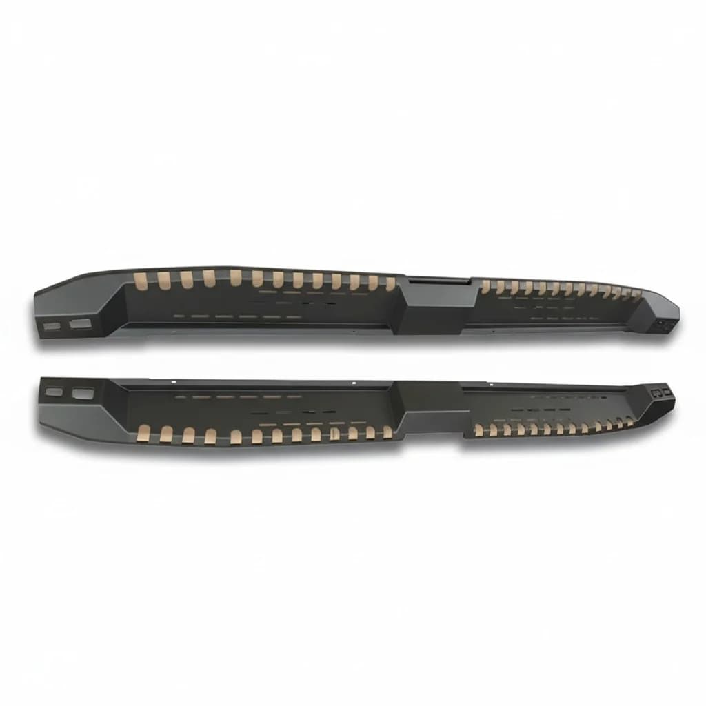 Pedana laterale, in lega di alluminio, ferro e PP, adatta per Ford Ranger T6 T7 T8 T9 2011-2019+, barra di protezione per pickup.