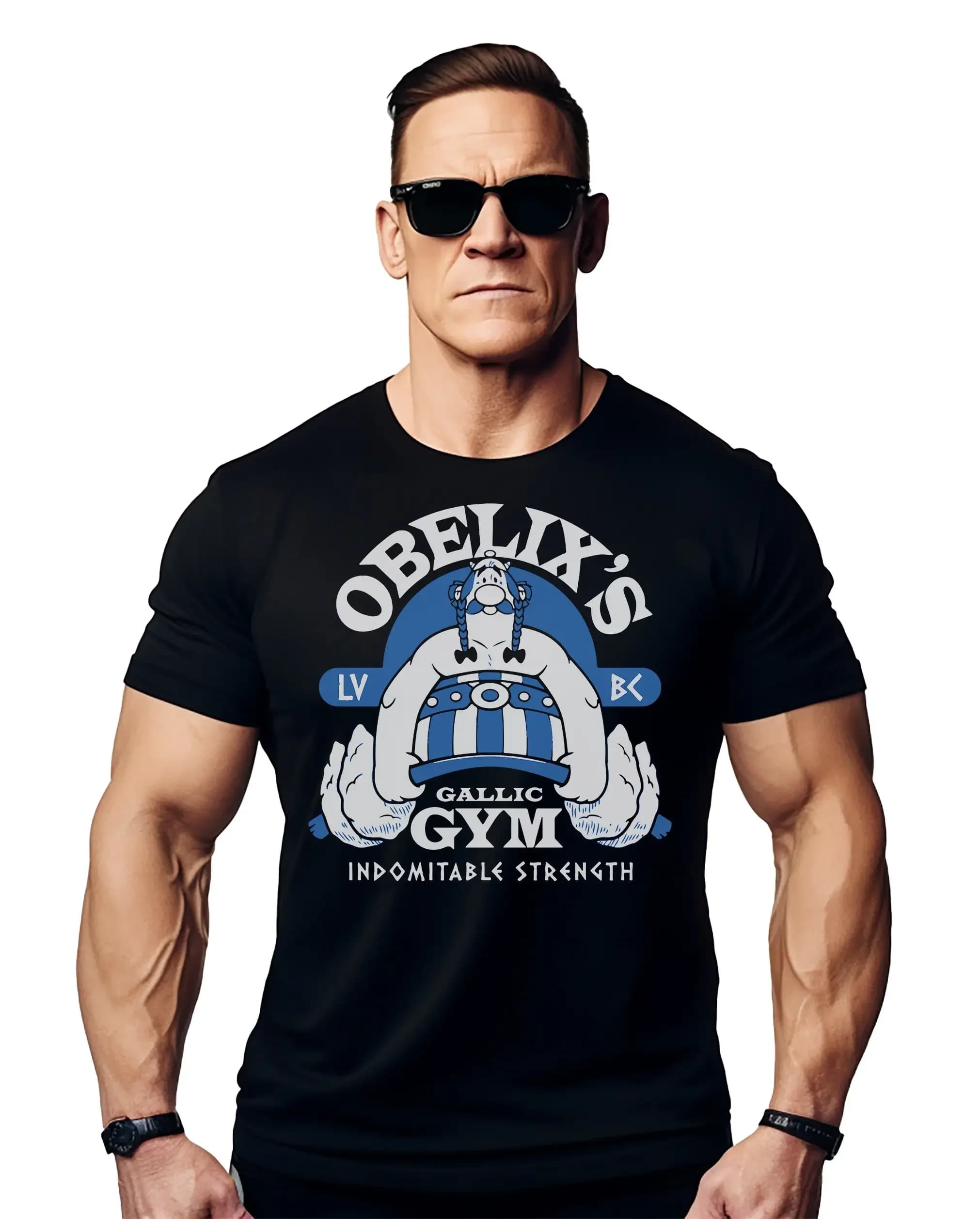 T-shirt da Palestra Grande per Uomo con Tema Film e Cartoni Animati, Perfetta per Allenamento, Fitness e Cultura Pop