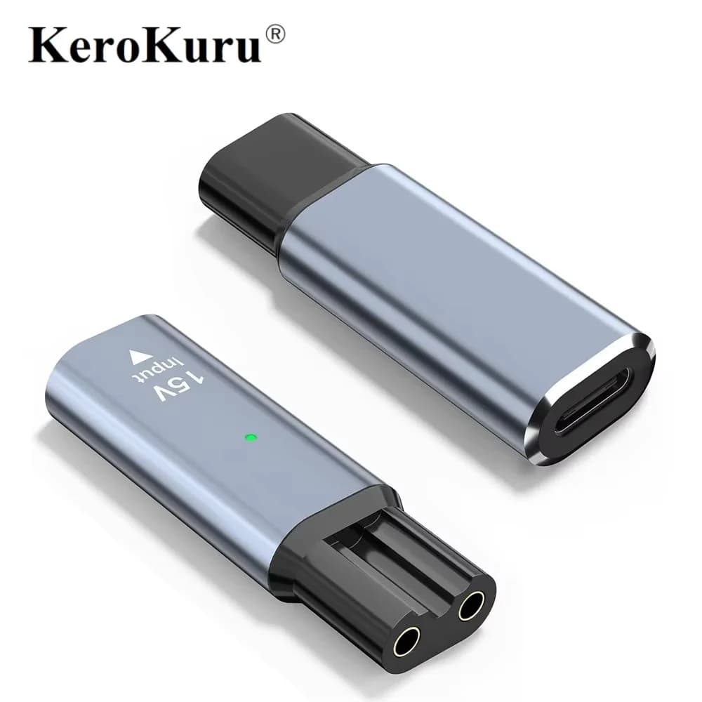 Charging adapter Kerokuru 15V HQ8505 Type-C for Philips Norelco One Blade QP6510 QP6520 QP6530